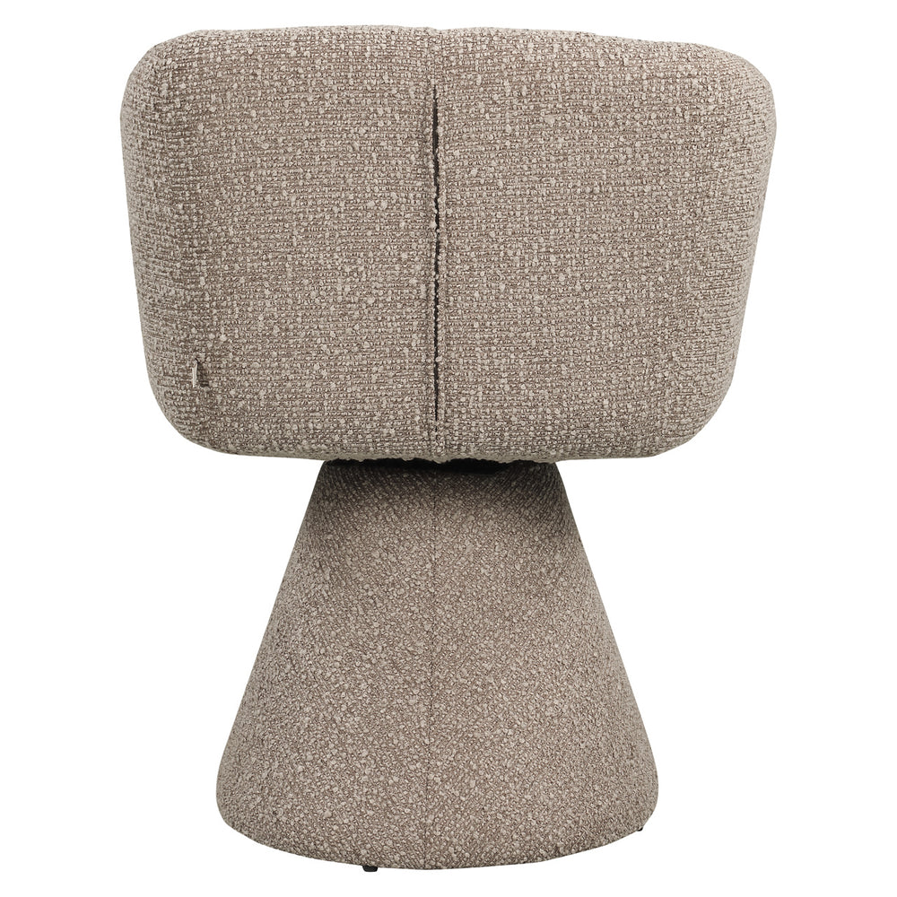 Scaun dining Madeline, chunky moca, rotativ