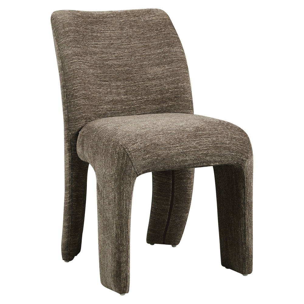 Scaun dining Maya, softweave maro (set de 2)