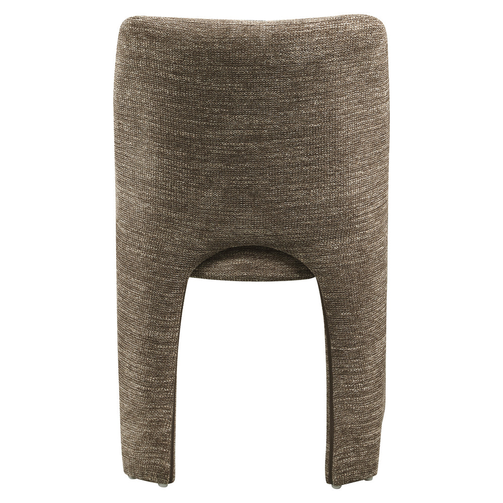 Scaun dining Maya, softweave maro (set de 2)