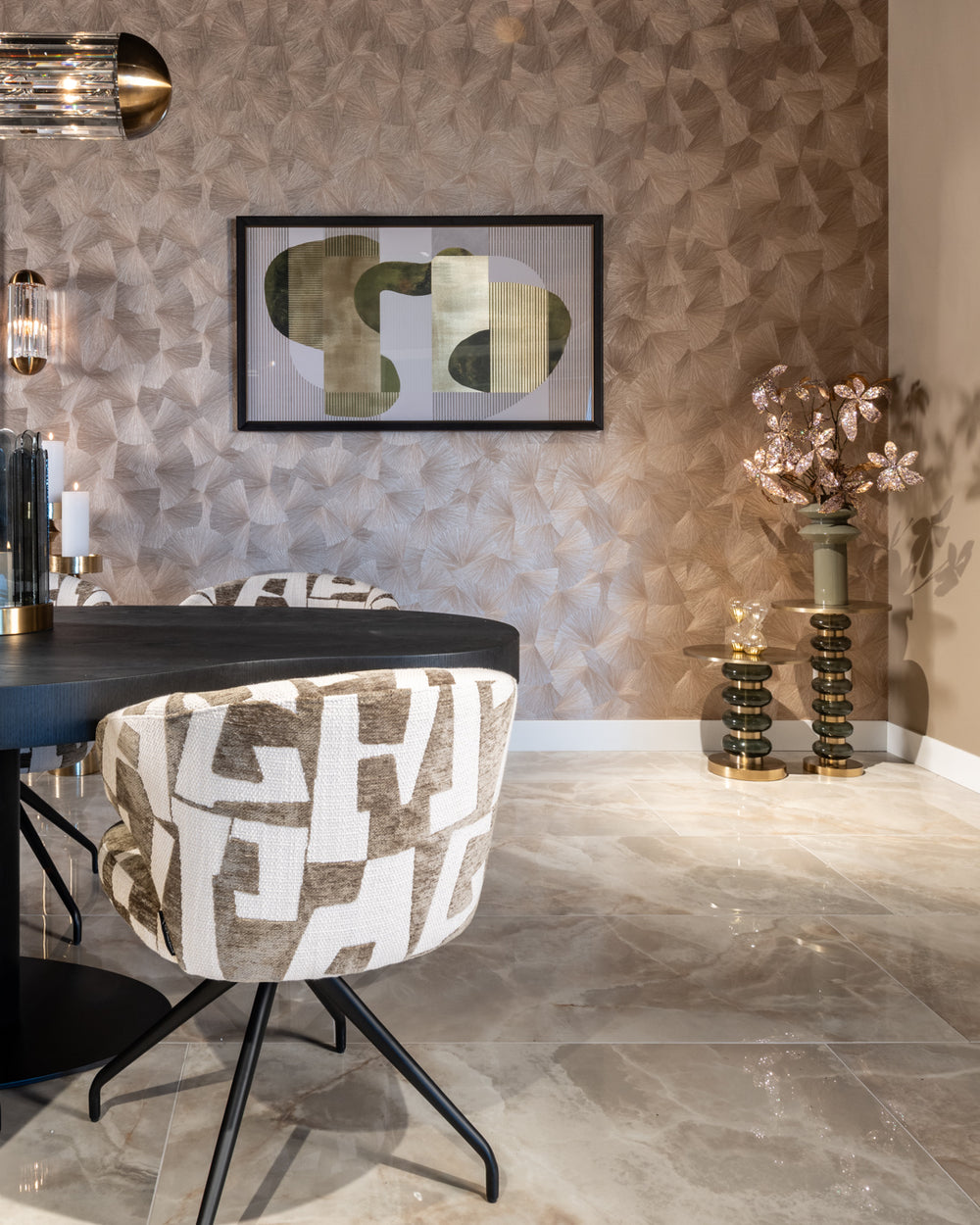 Scaun dining Milly, biscotti, rotativ – ambient