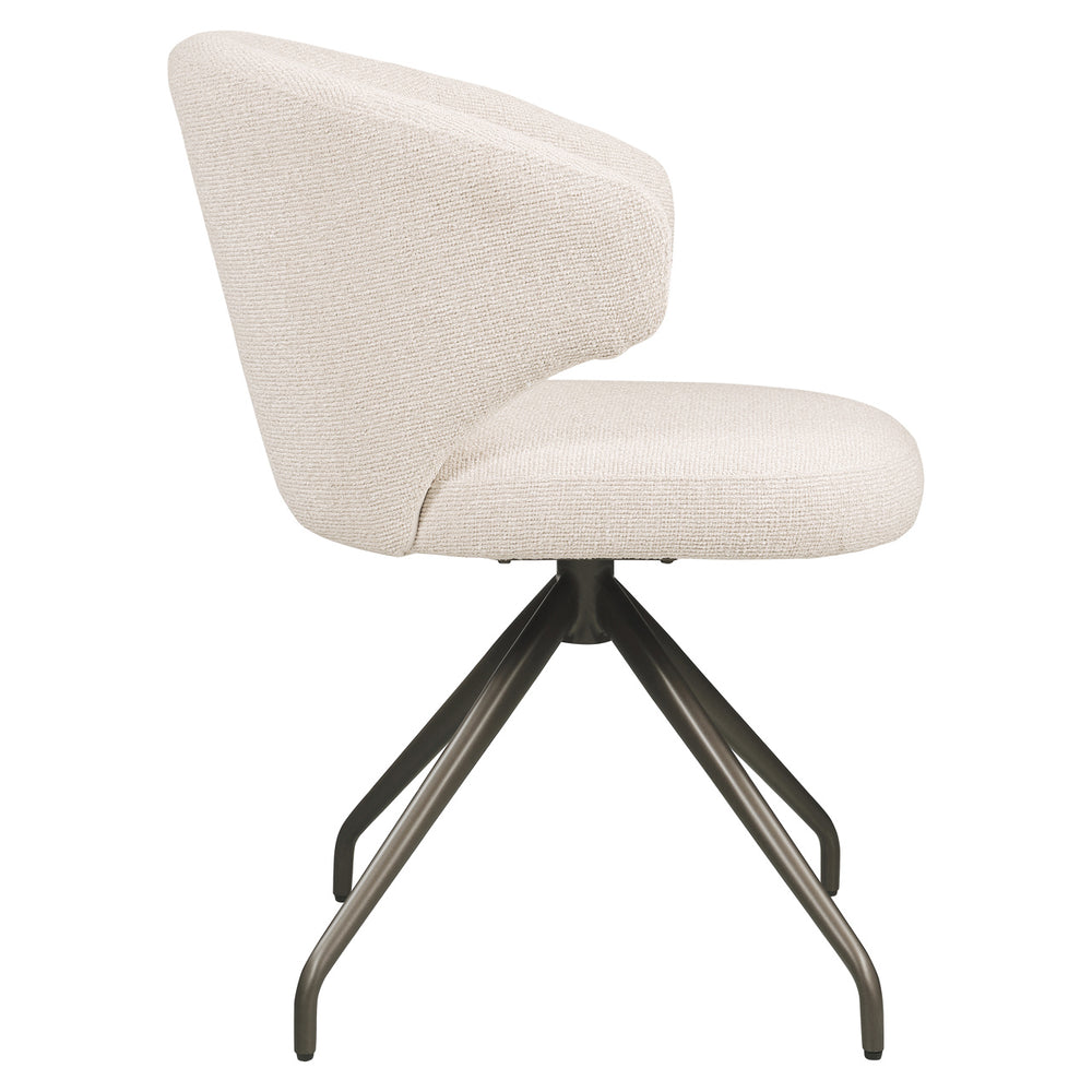 Scaun dining Milly, biscotti, rotativ