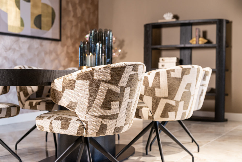 Scaun dining Milly, biscotti, rotativ – ambient