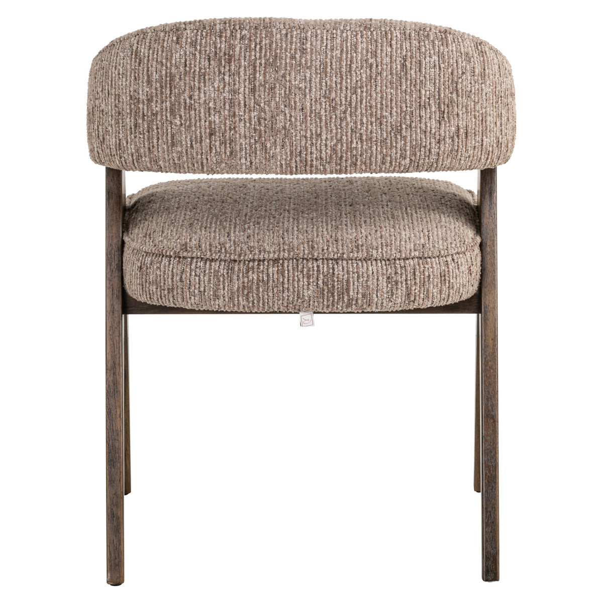 Scaun dining Mori, linear moca, ignifug