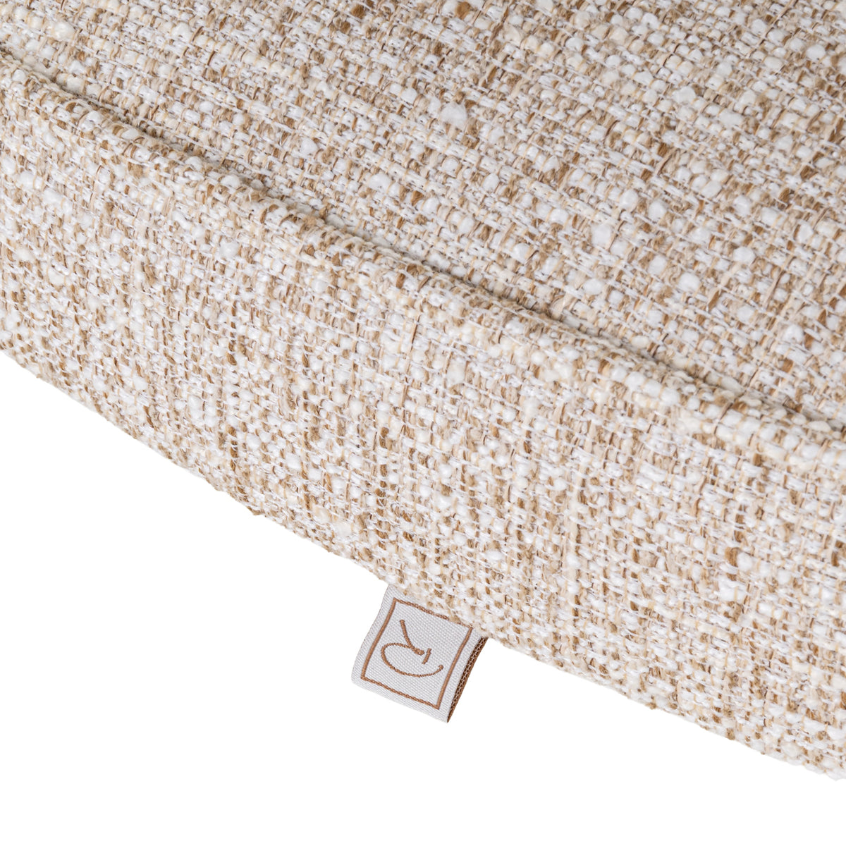 Scaun dining Mori, tweed crem, ignifug