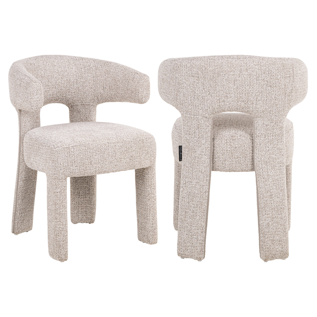 Scaun dining Nerio, fancy natural