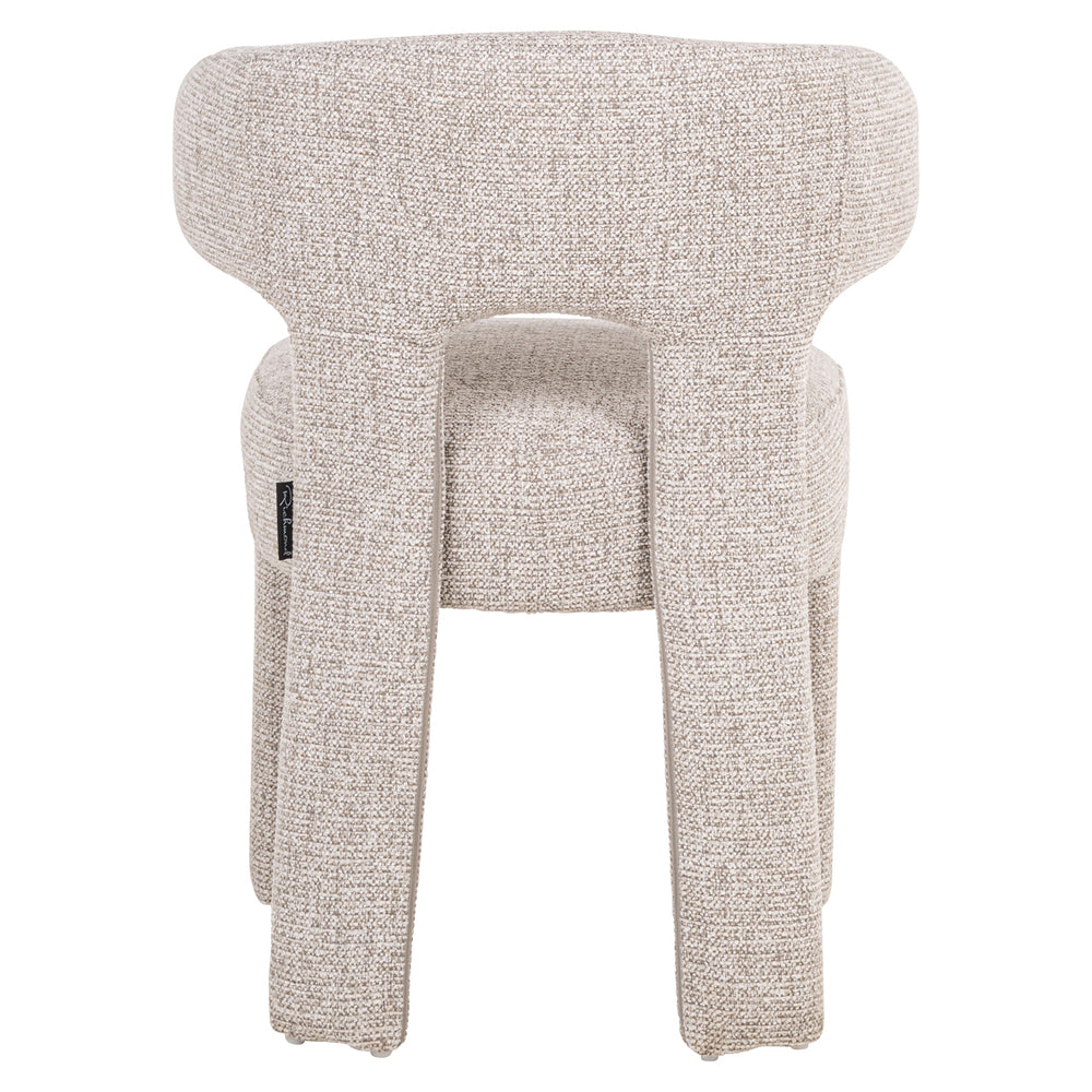 Scaun dining Nerio, fancy natural