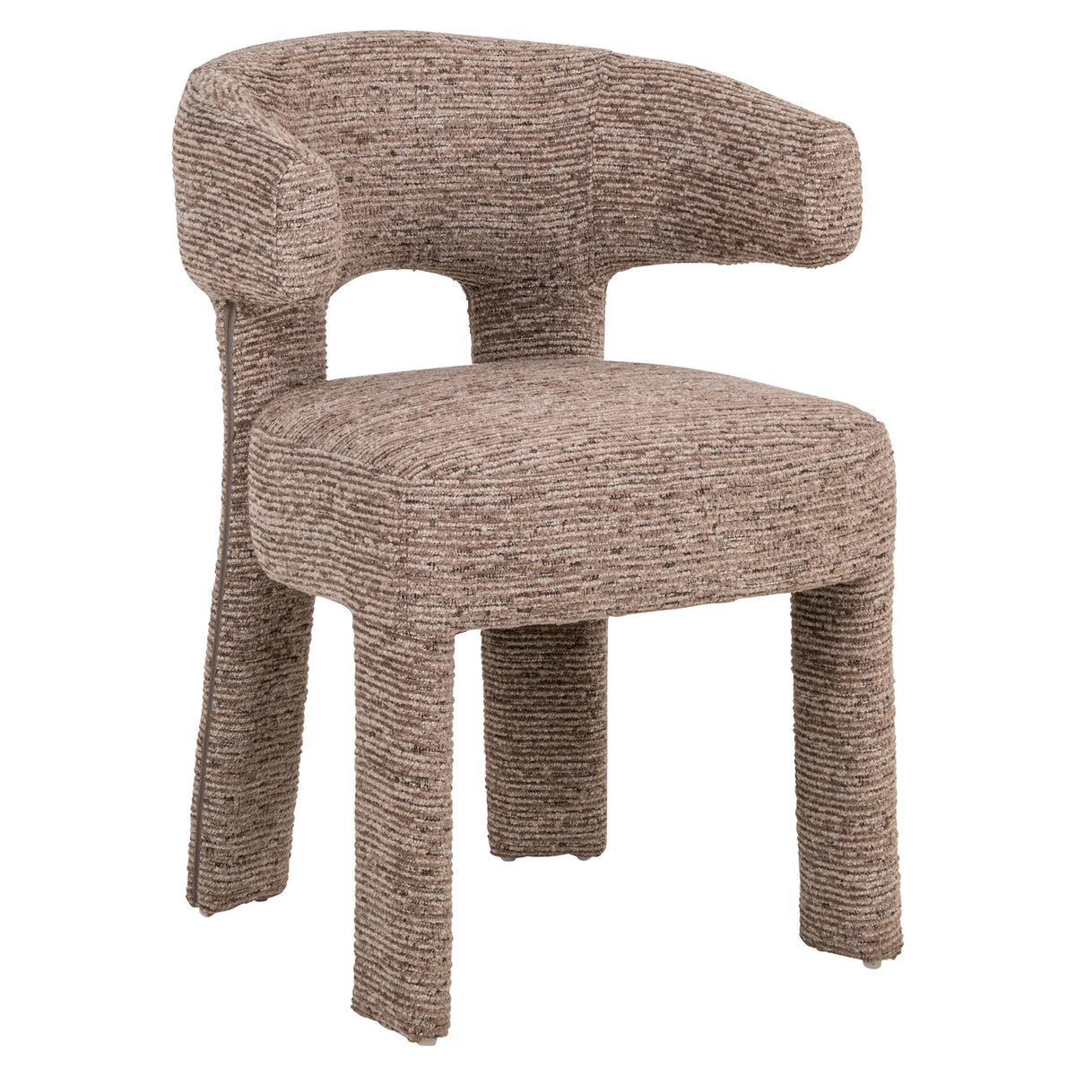 Scaun dining Nerio, linear mocca