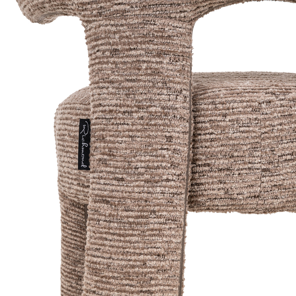 Scaun dining Nerio, linear mocca