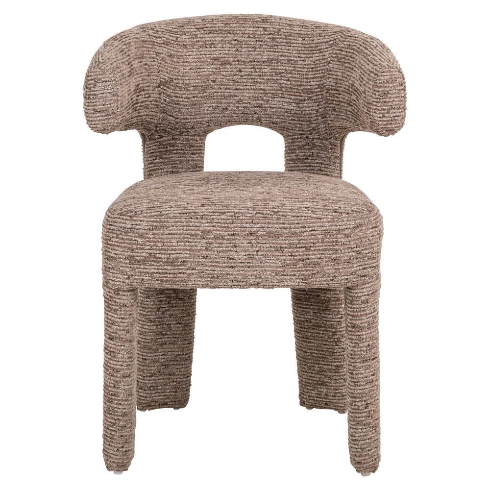 Scaun dining Nerio, linear mocca