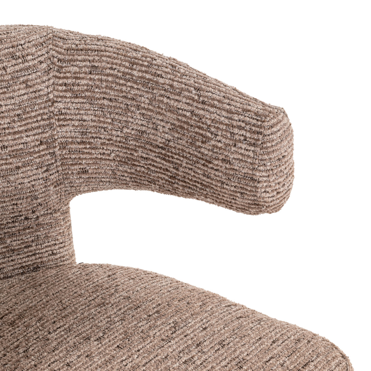 Scaun dining Nerio, linear mocca