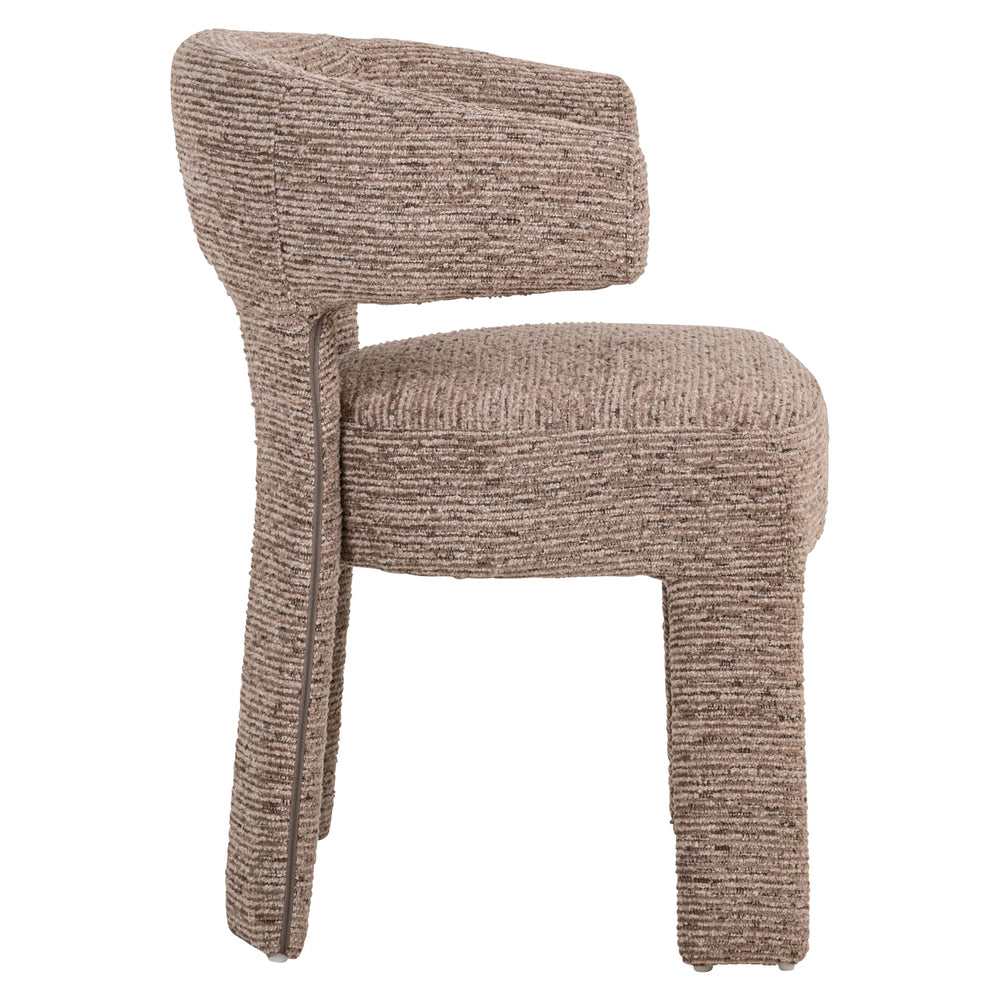 Scaun dining Nerio, linear mocca