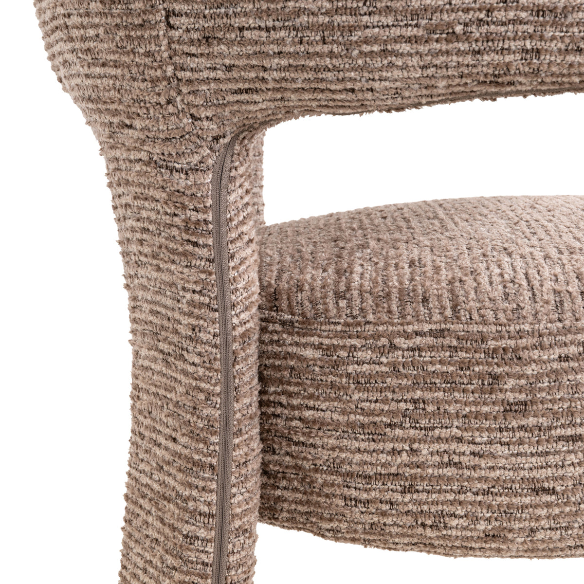 Scaun dining Nerio, linear mocca