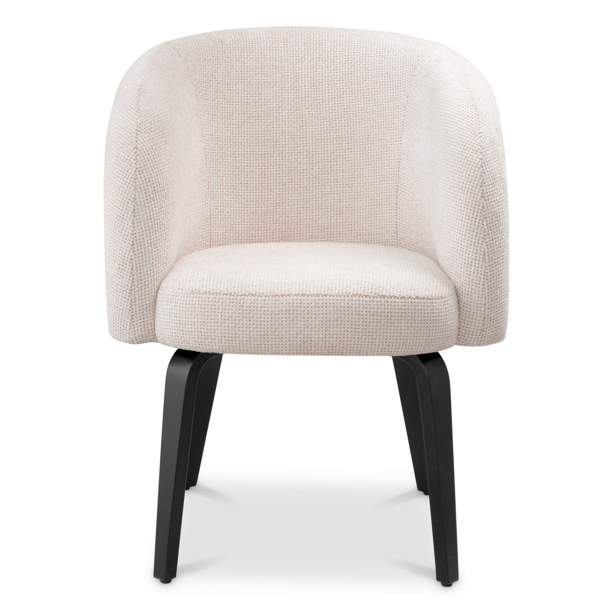 Scaun dining Novelle, Lyssa alb-crem