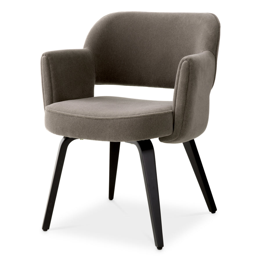 Scaun dining Park, Johnston Mohair maro