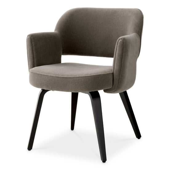Scaun dining Park, Johnston Mohair maro