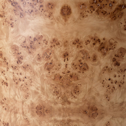 Scaun dining Percy, furnir mappa burl maro deschis, Loki natural