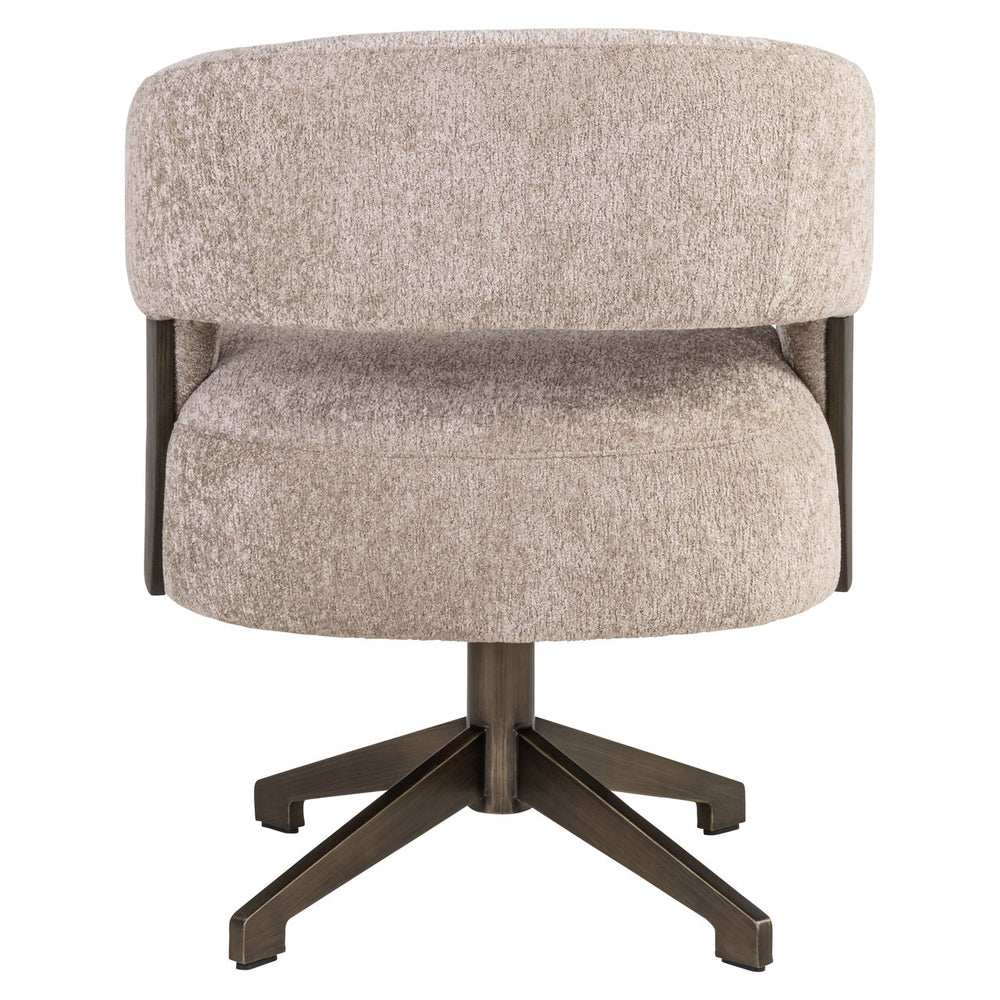 Scaun dining Pollux, be easy sand stejar, rotativ
