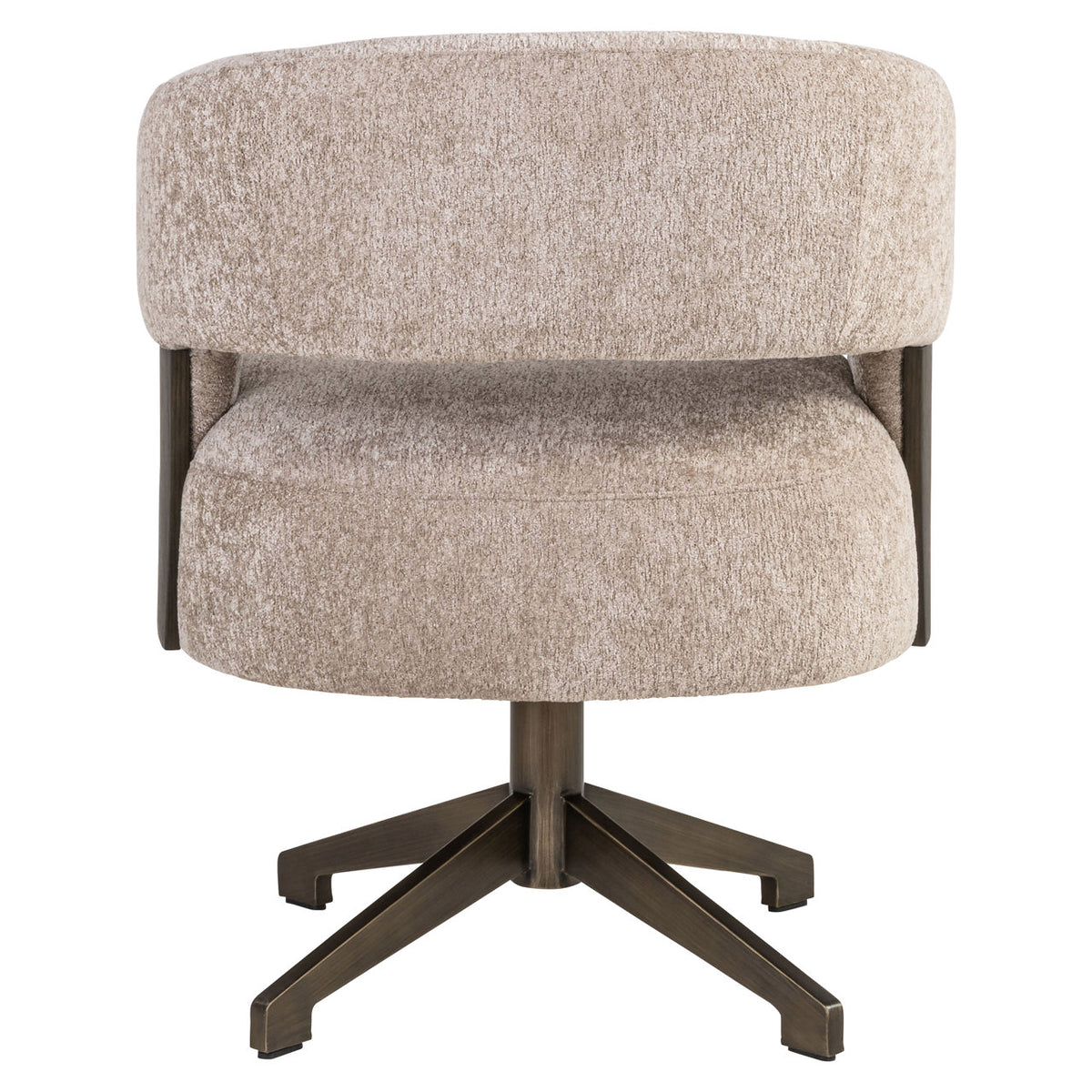 Scaun dining Pollux, be easy sand stejar, rotativ