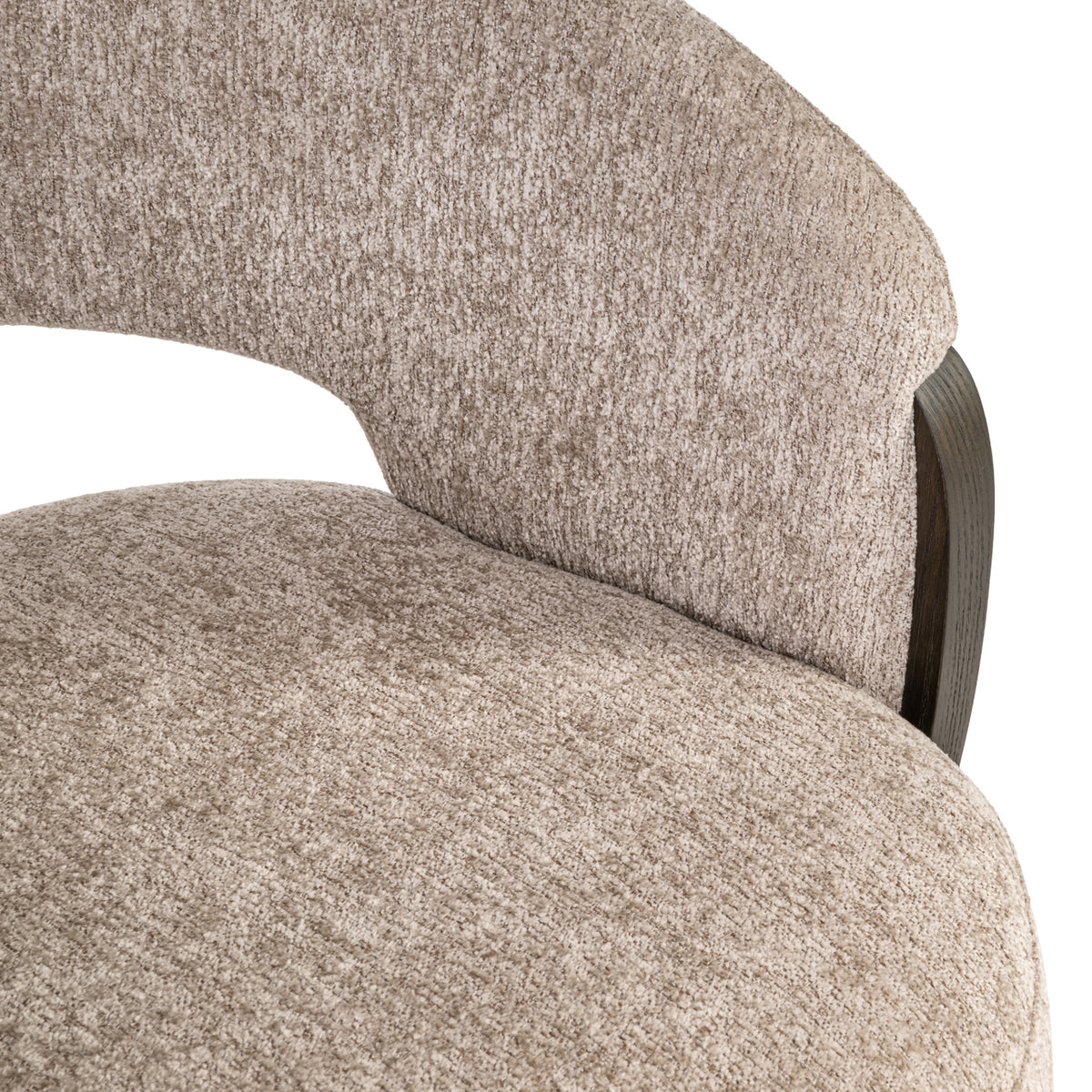 Scaun dining Pollux, be easy sand stejar, rotativ