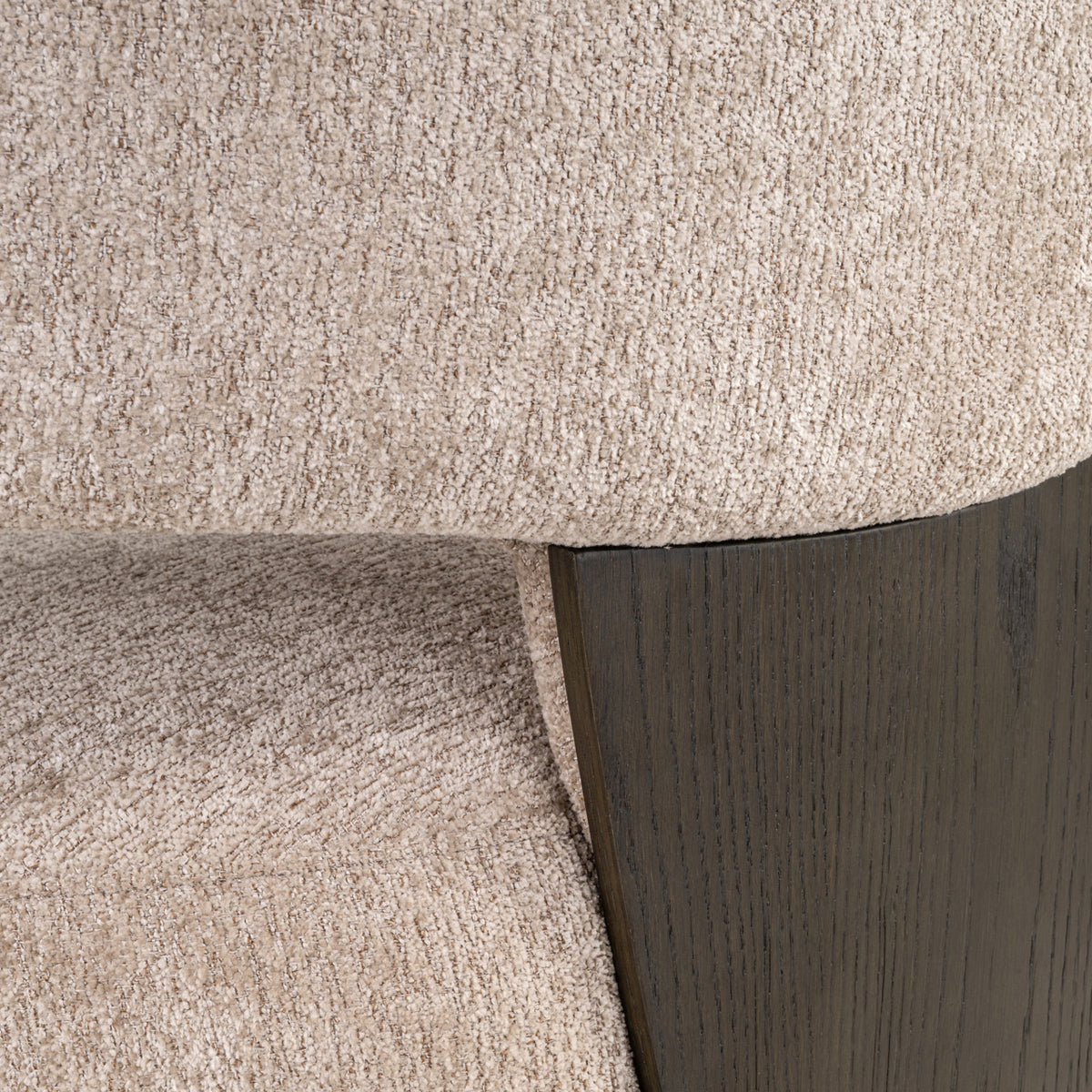 Scaun dining Pollux, be easy sand stejar, rotativ