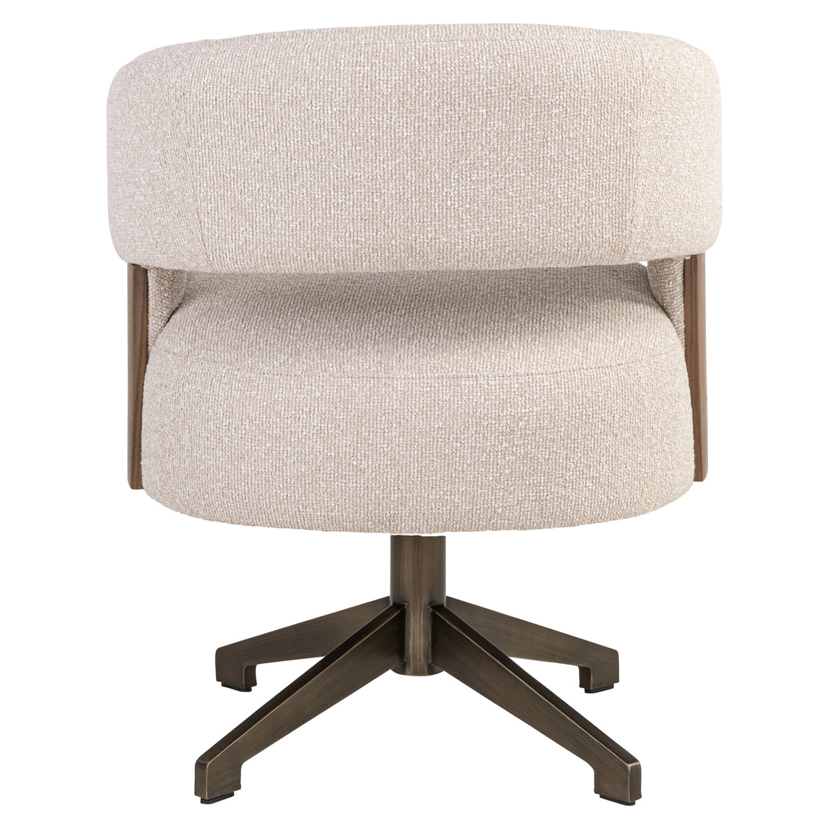 Scaun dining Pollux, lodge desert nuc, rotativ
