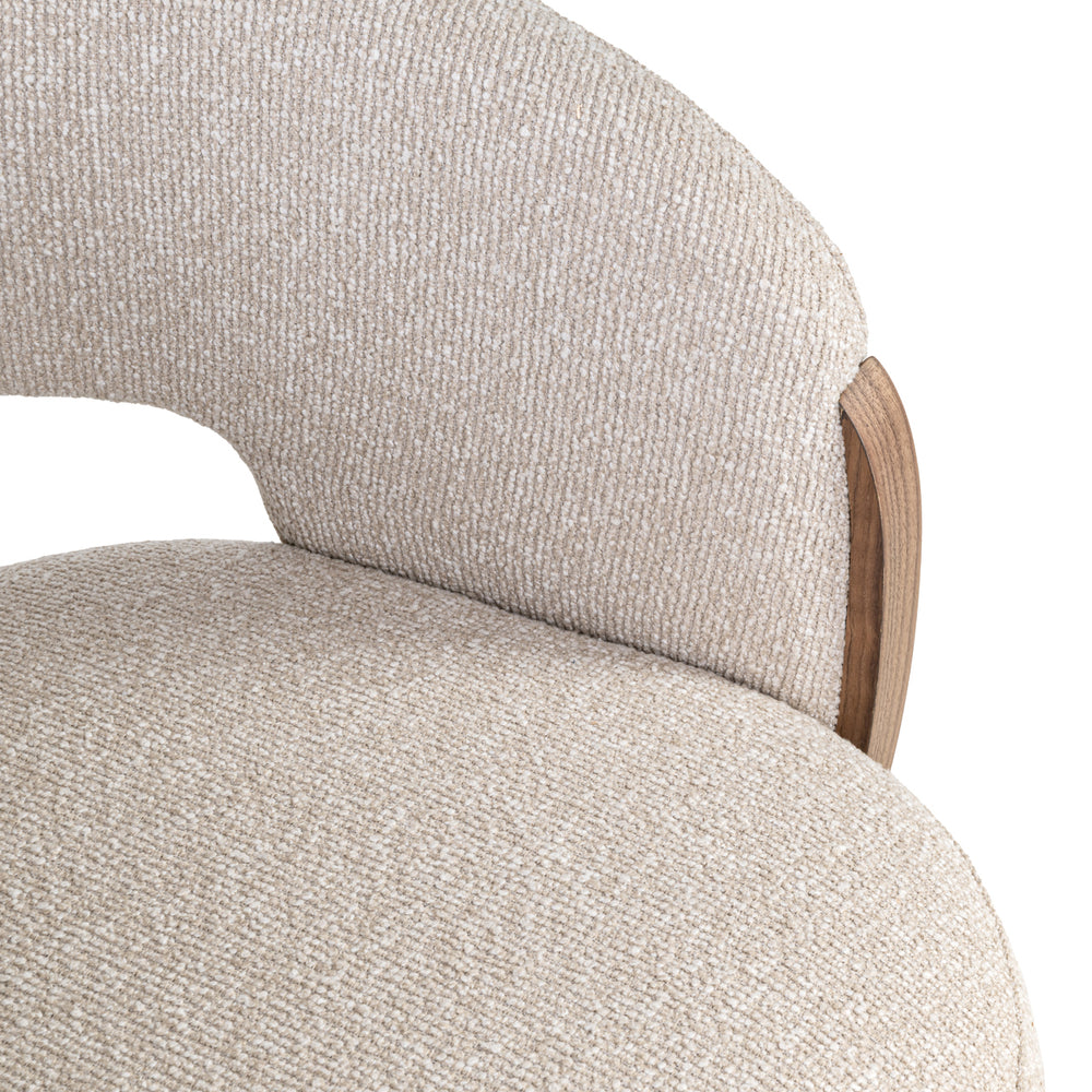 Scaun dining Pollux, lodge desert nuc, rotativ