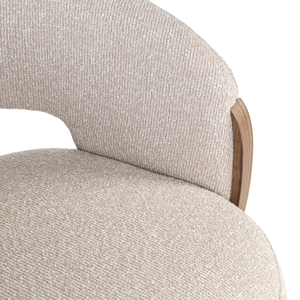 Scaun dining Pollux, lodge desert nuc, rotativ