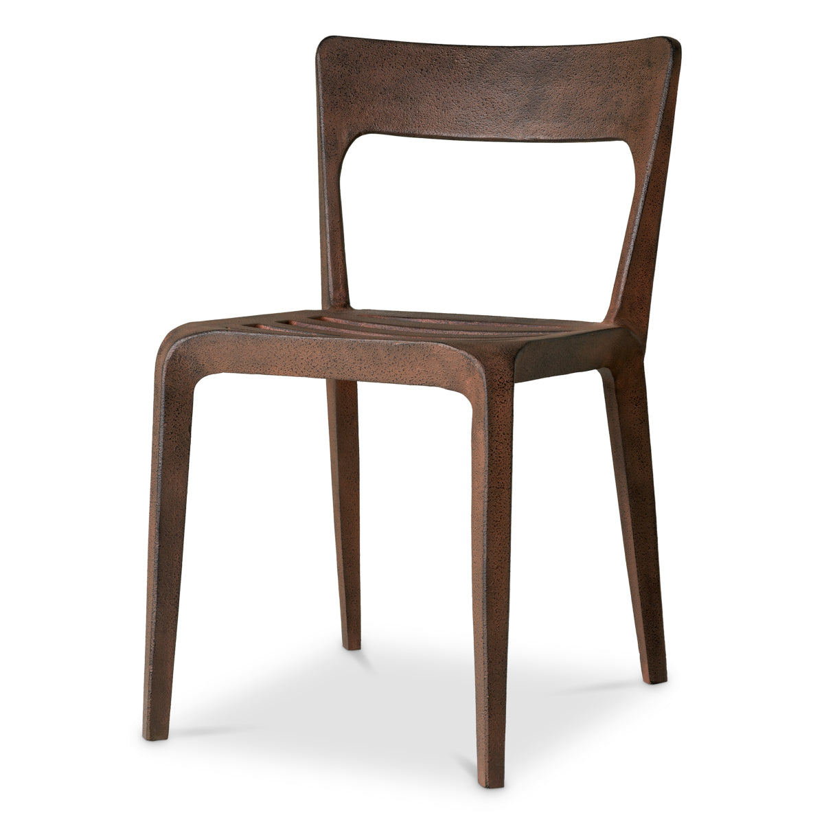 Scaun dining Quentin, aspect oxidat