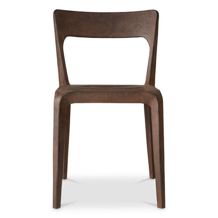 Scaun dining Quentin, aspect oxidat
