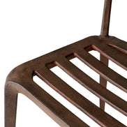 Scaun dining Quentin, aspect oxidat