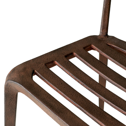 Scaun dining Quentin, aspect oxidat