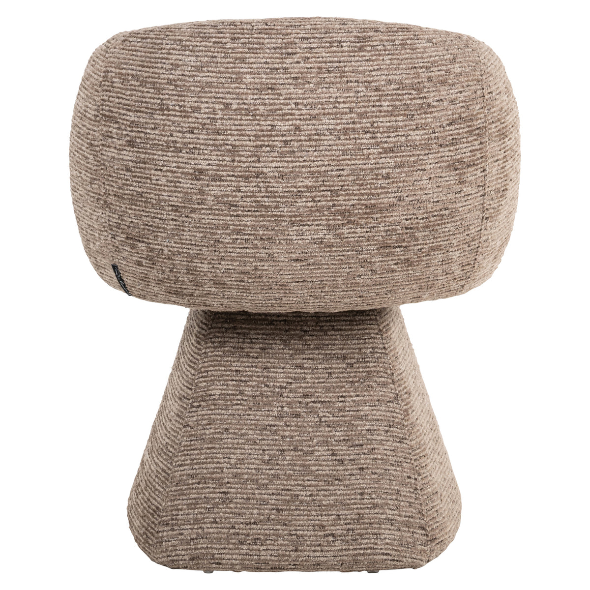Scaun dining Quiriro, linear mocca, rotativ