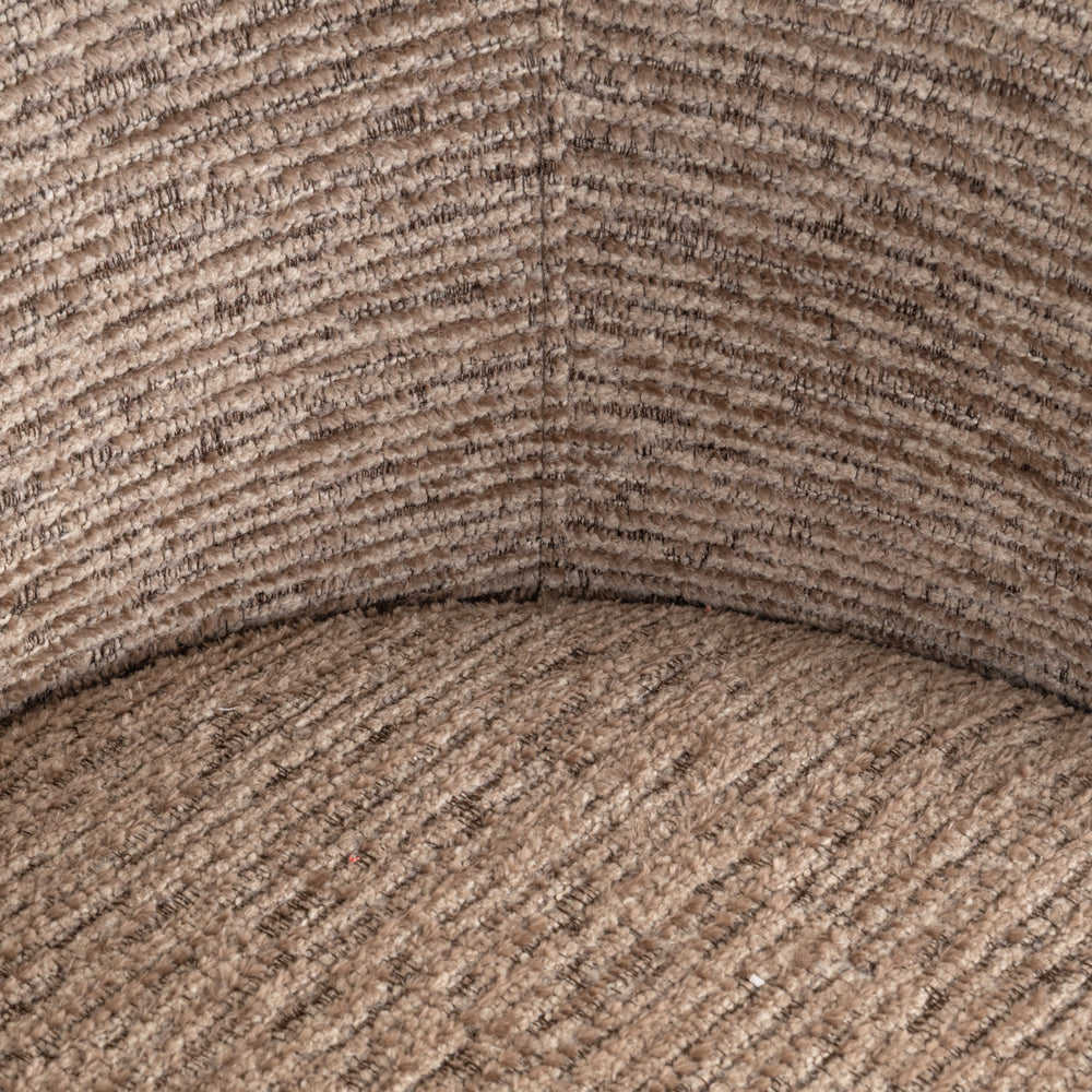 Scaun dining Quiriro, linear mocca, rotativ