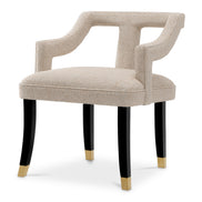 Scaun dining Roumier, Palmer bej