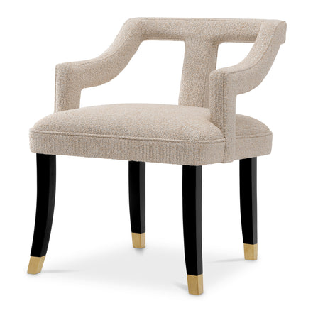 Scaun dining Roumier, Palmer bej