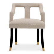 Scaun dining Roumier, Palmer bej