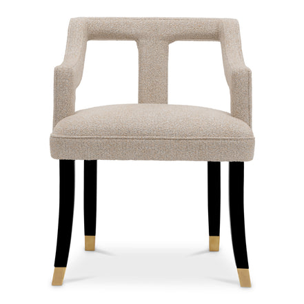 Scaun dining Roumier, Palmer bej