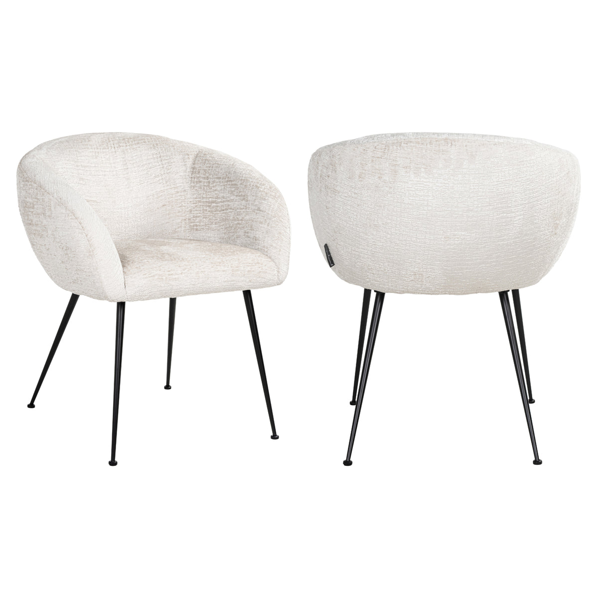 Scaun dining Ruby, fusion crem