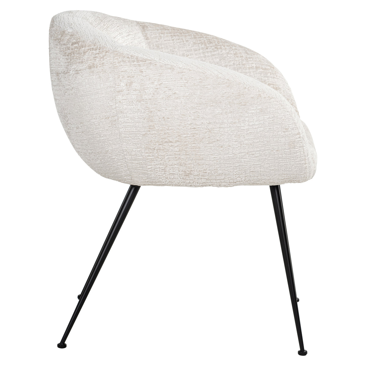 Scaun dining Ruby, fusion crem