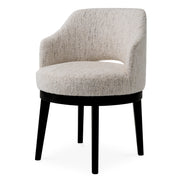 Scaun dining Sofia, Seashell alb-crem
