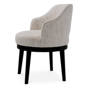 Scaun dining Sofia, Seashell alb-crem