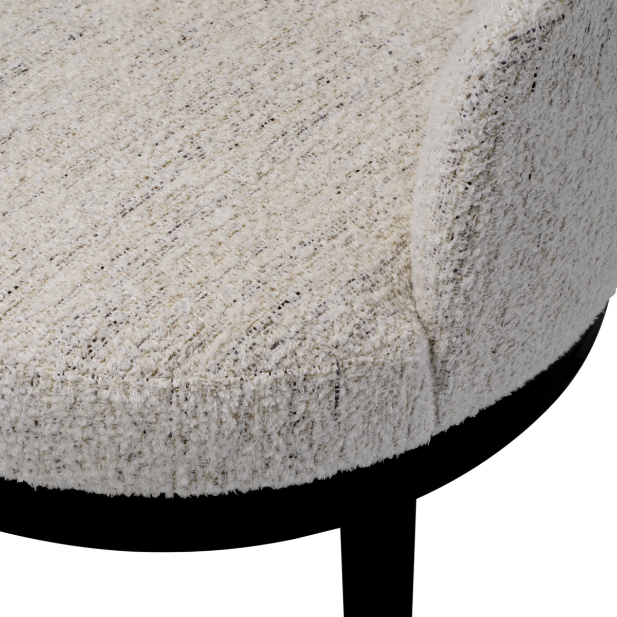 Scaun dining Sofia, Seashell alb-crem