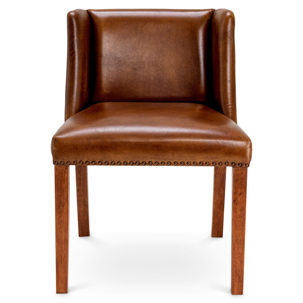 Scaun dining St. James, piele tutun