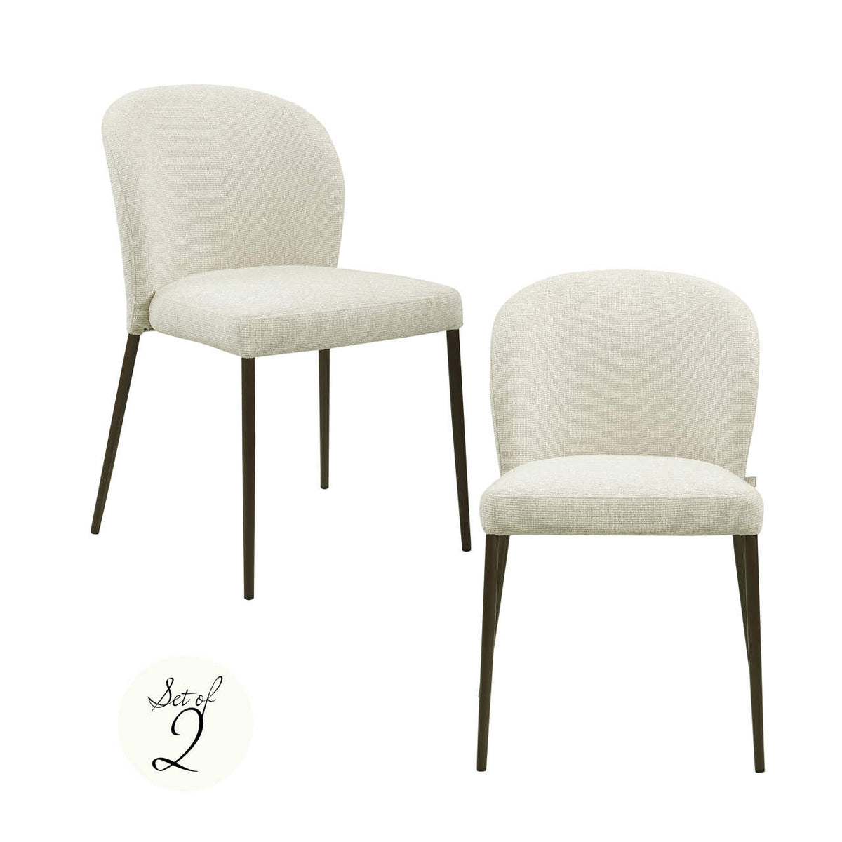 Scaun dining Stacker, biscotti, ignifug (set de 2)