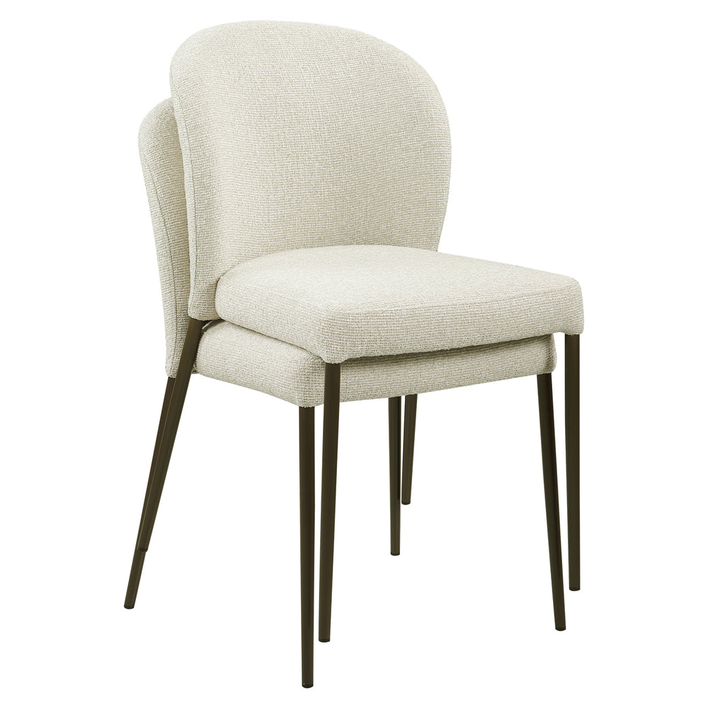 Scaun dining Stacker, biscotti, ignifug (set de 2)