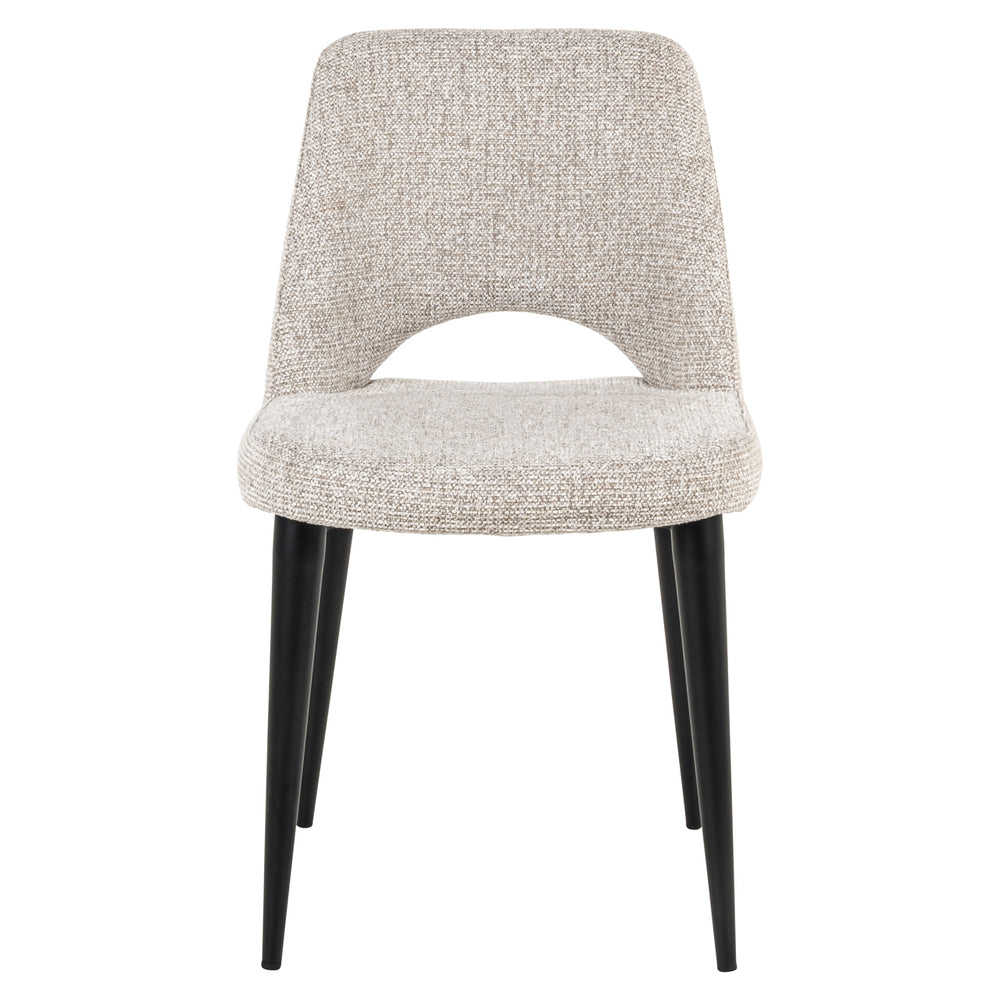 Scaun dining Tabitha, fancy natural, ignifug (set de 2)