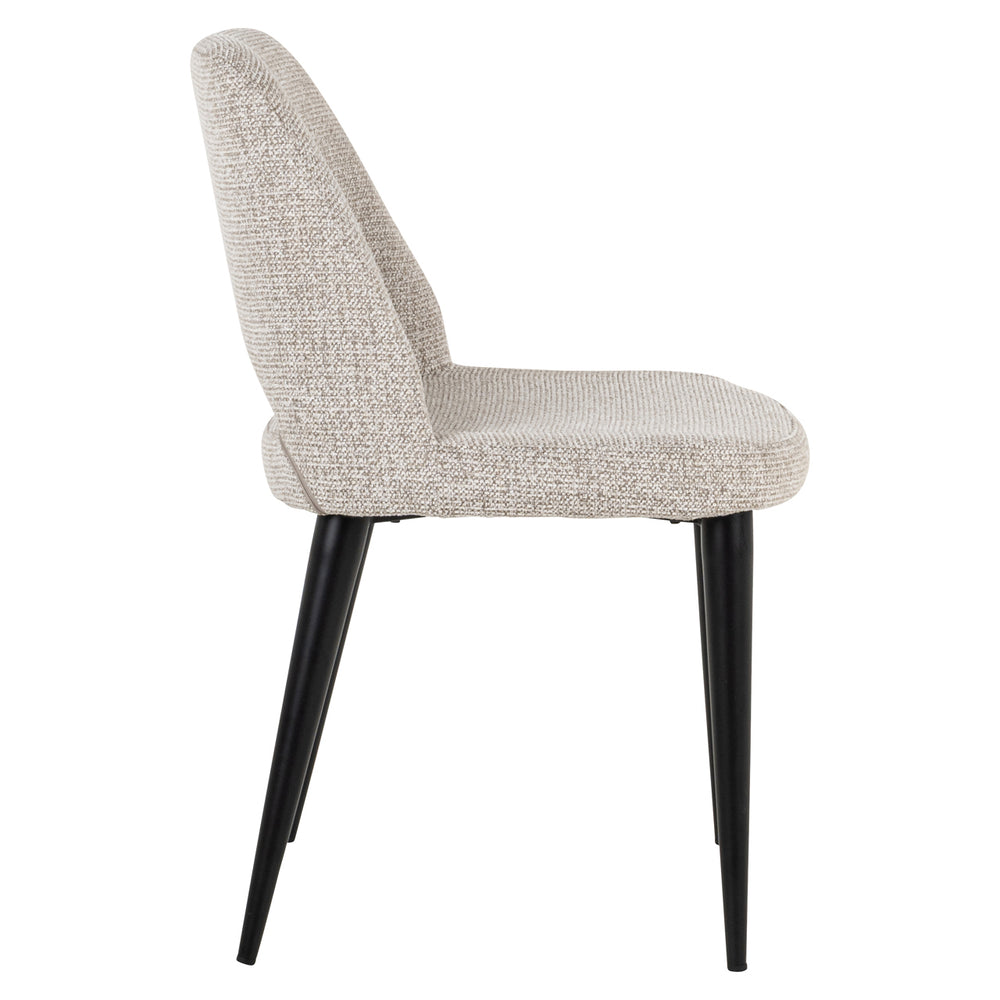 Scaun dining Tabitha, fancy natural, ignifug (set de 2)