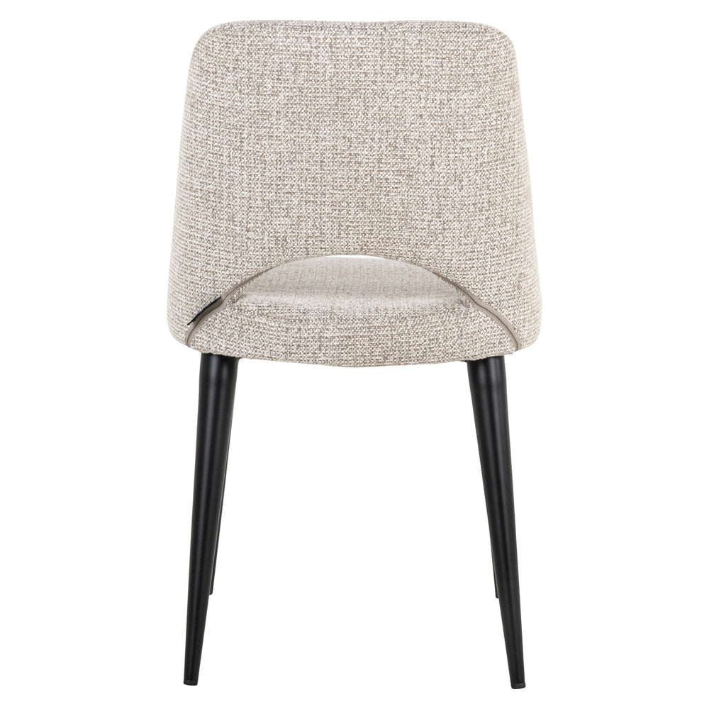 Scaun dining Tabitha, fancy natural, ignifug (set de 2)