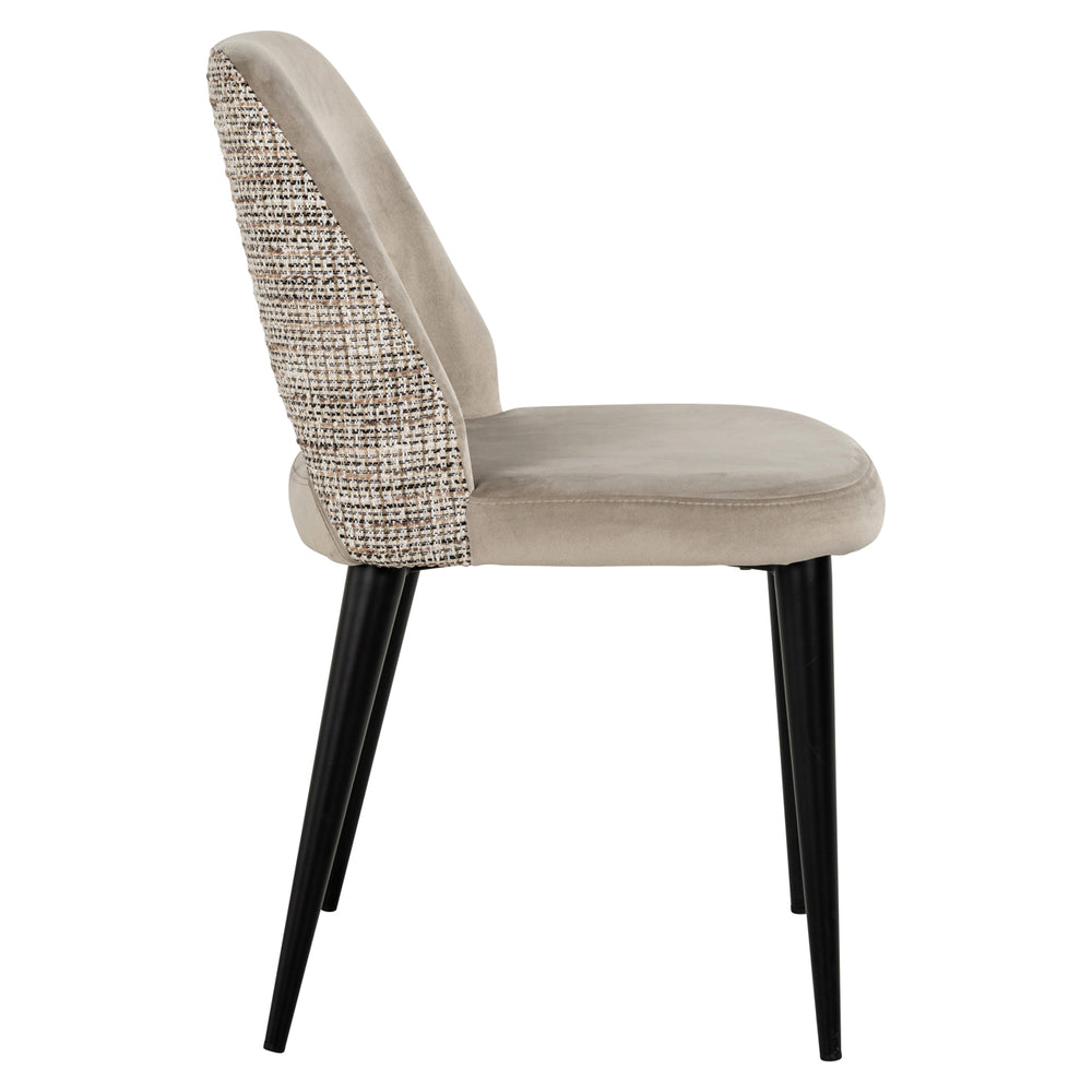 Scaun dining Tabitha, trendy nature, ignifug (set de 2)