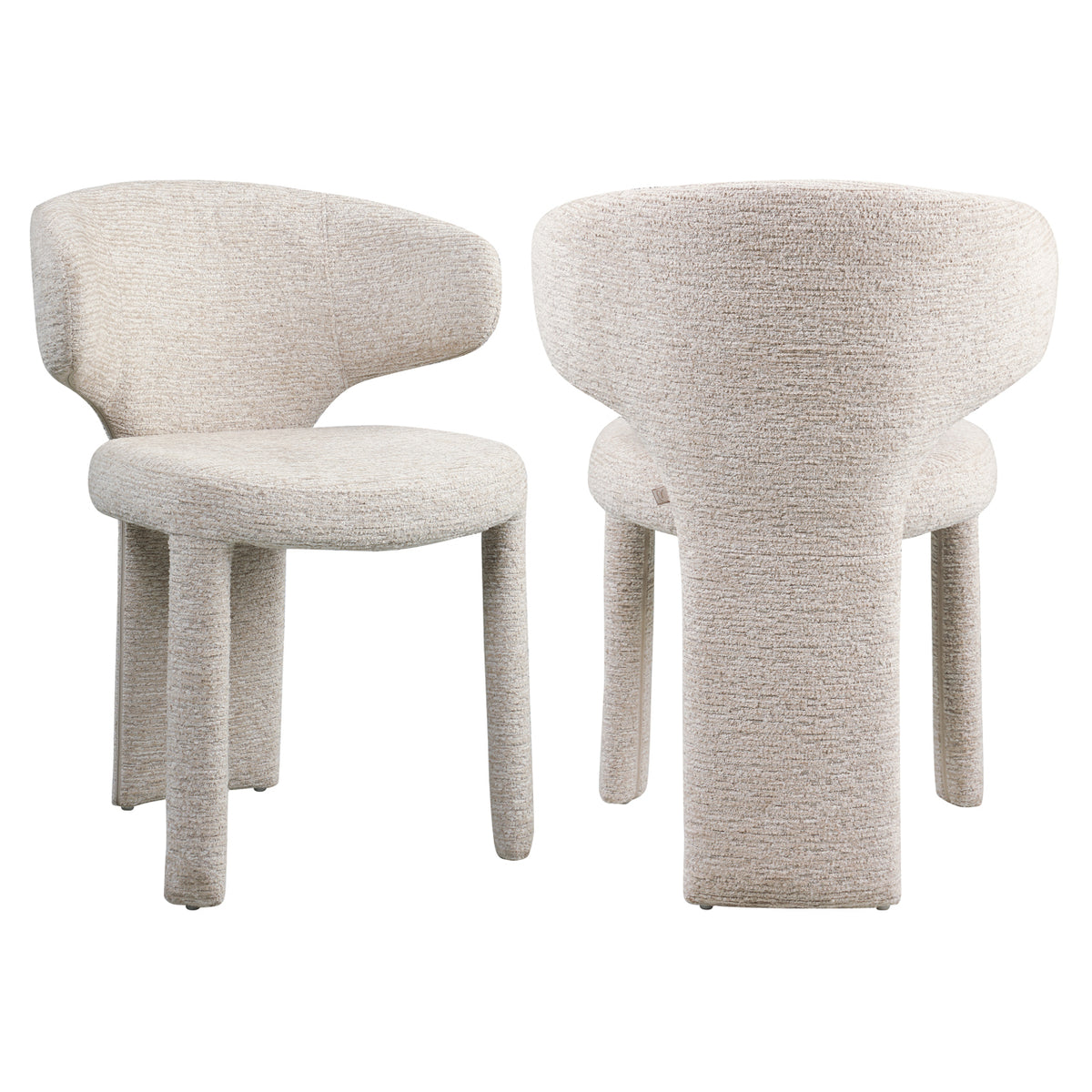 Scaun dining Viola, linear natural